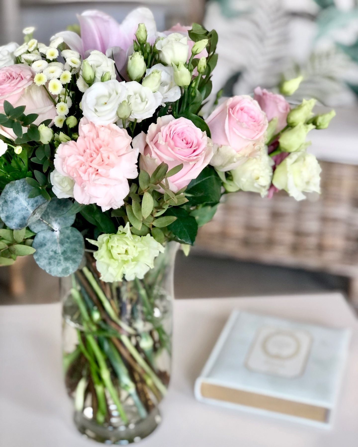 bouquet de fleurs romantique