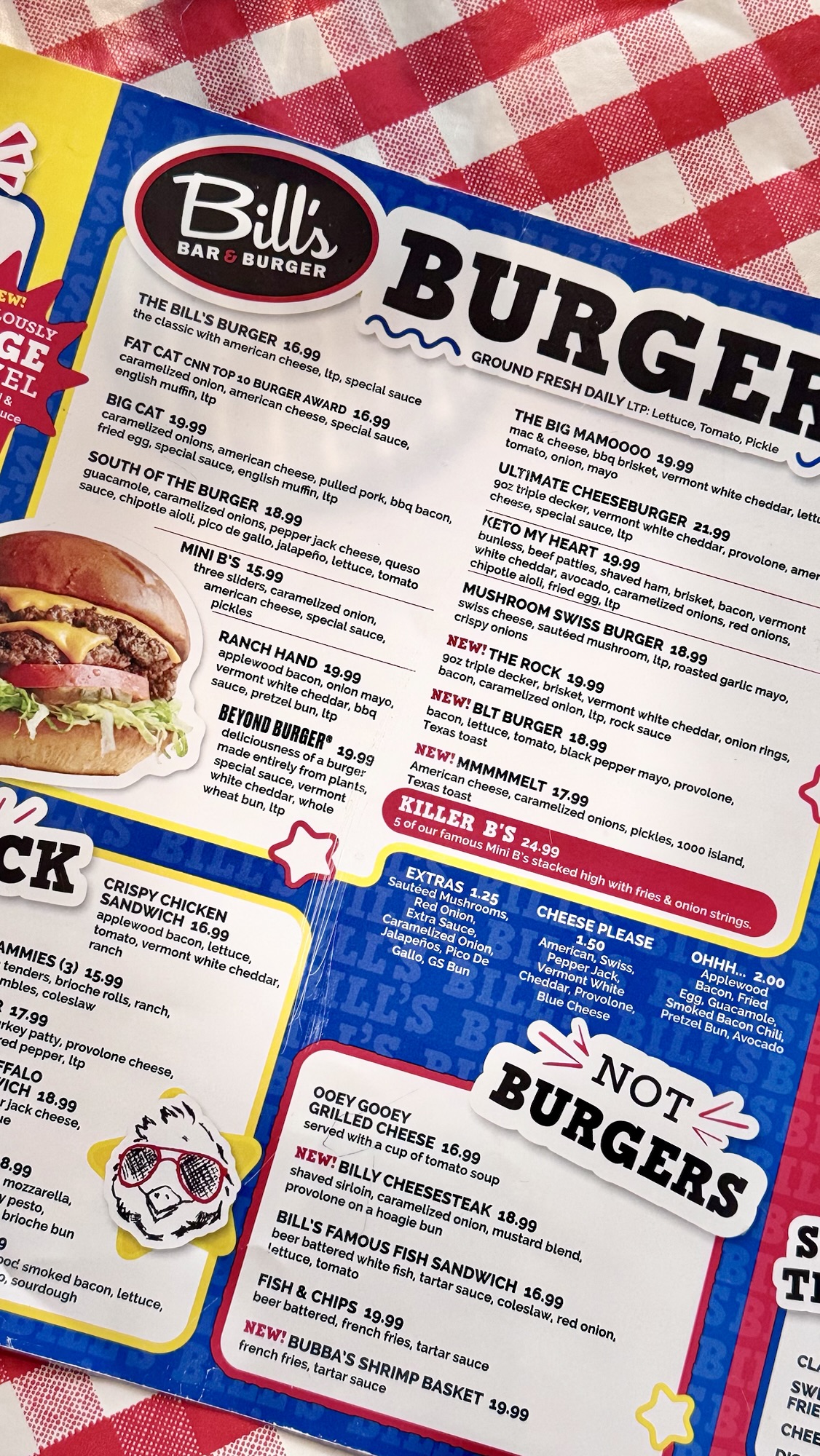 carte restaurant New York 