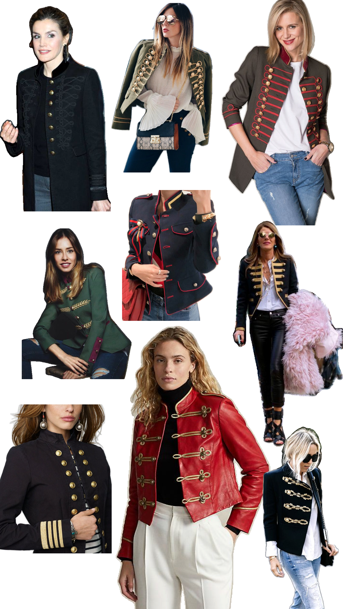 veste officier femme