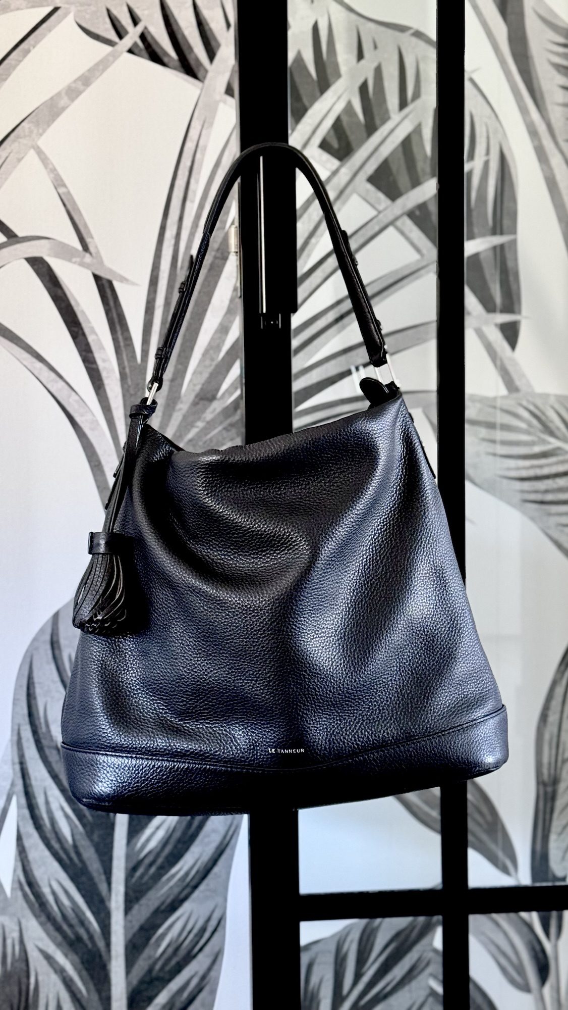 sac noir le Tanneur 