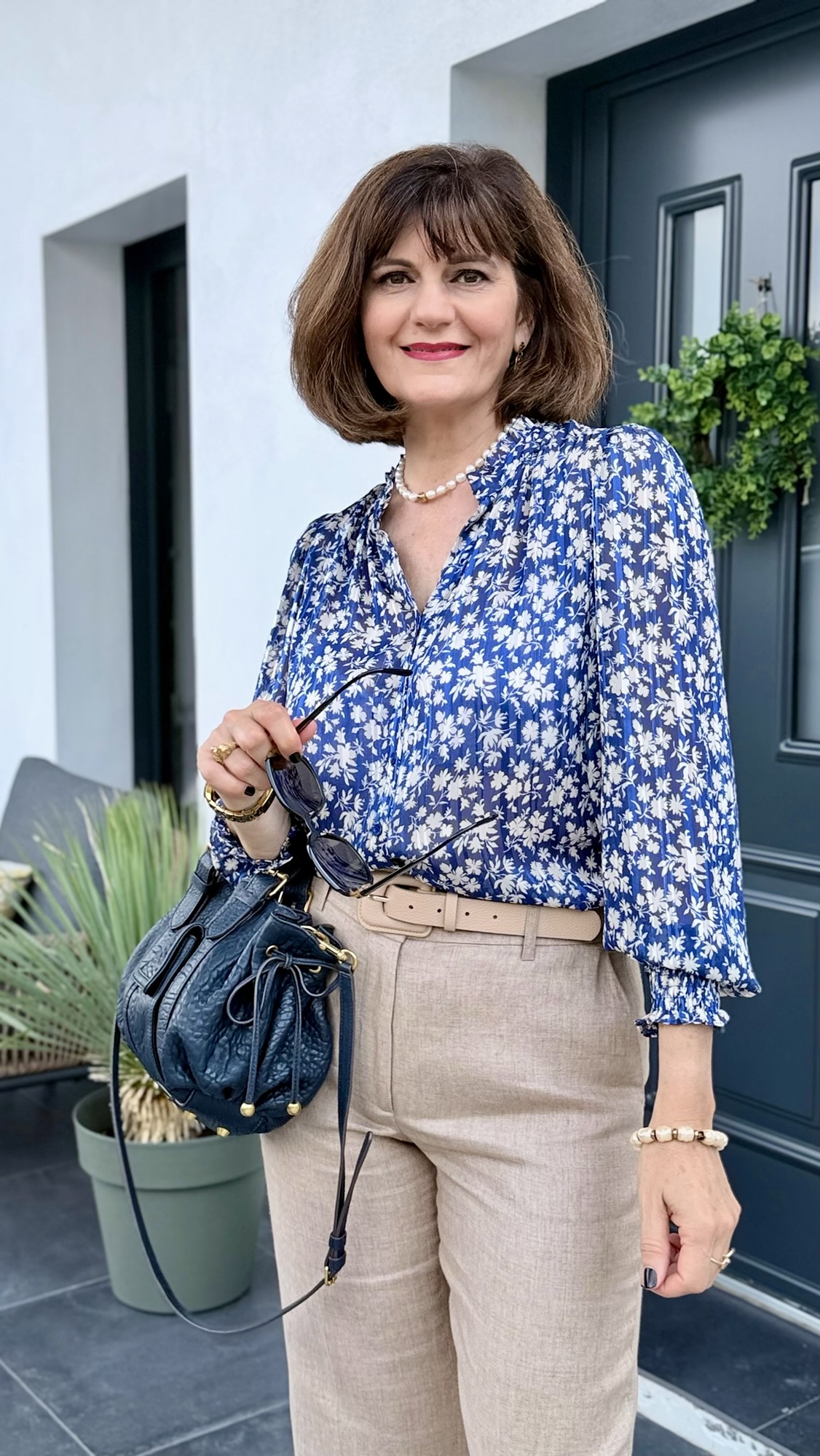 floral blouse Gerard Darel
