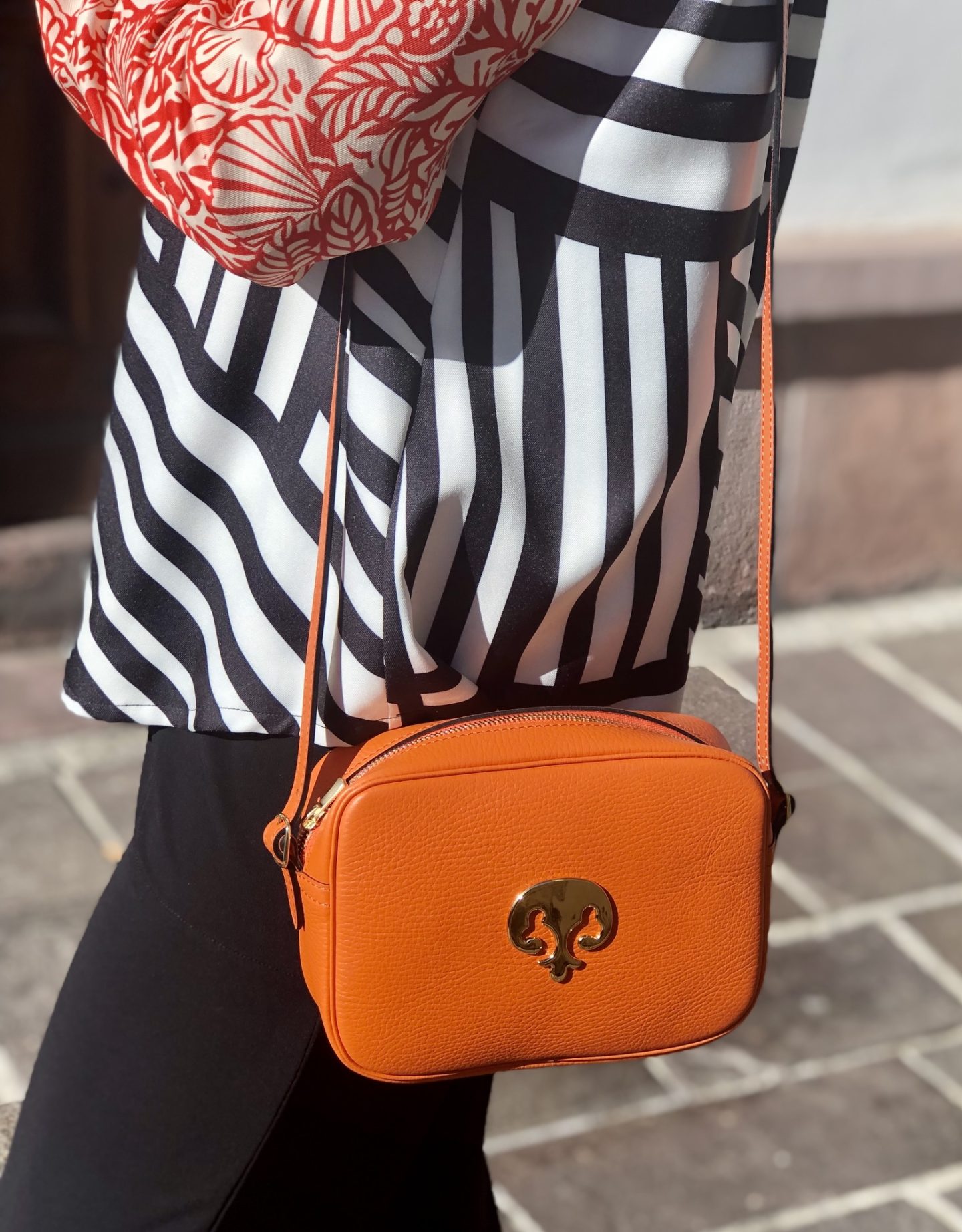 sac orange Maison Laffargue